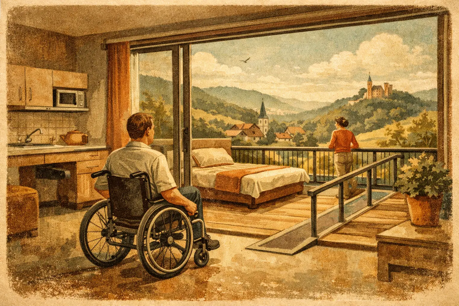 Behindertengerechtes Appartement in Thüringen